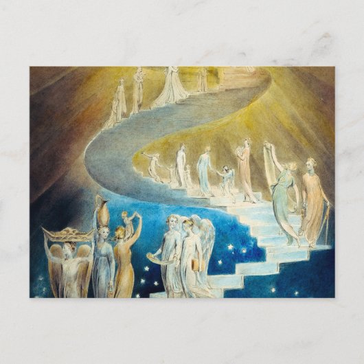 Jacob's Ladder by William Blake Briefkaart (Voorkant)