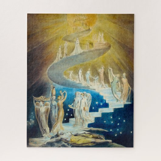 Jacob's Ladder by William Blake Legpuzzel (Verticaal)