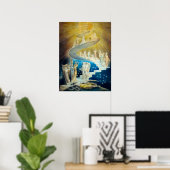 Jacob's Ladder by William Blake Poster (Thuiskantoor)