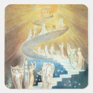 Jacob's Ladder Vierkante Sticker