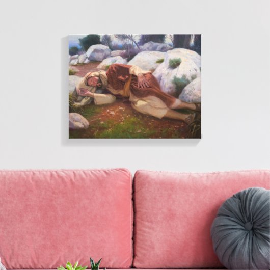 Jacob's Rest Canvas Print (Insitu (Woonkamer))