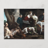 Jacopo Bassano Lazarus en het rijke Man Briefkaart (Voorkant)