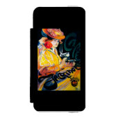 Jacqmotte Caf � posterEurope Incipio iPhone Portemonnee Hoesje (Voorkant Agenda)