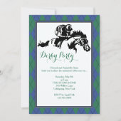 Jacquard 2 de courses hippiques Invitation (Devant)