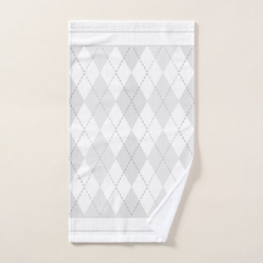 Jacquard blanc (Serviette à main)