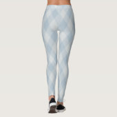 Jacquard Bleu Bébé Motif Leggings - Cosy & Chic (Dos)