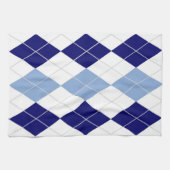 Jacquard bleu et blanc Serviette de cuisine (Horizontal)