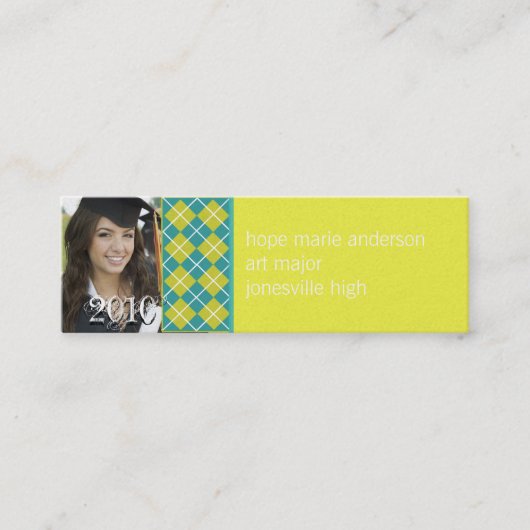 Jacquard Cadres supérieurs Carte de profil (Devant)