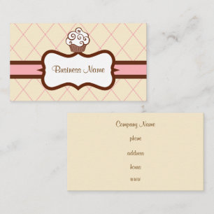 Jacquard Carte de visite Cupcake