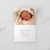 Jacquard - c'est une fille… Nouveau faire-part (Intérieur)