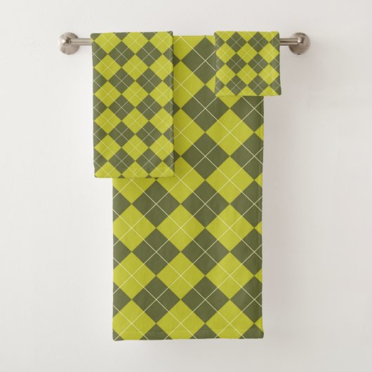 JACQUARD - CHARTREUSE & OLIVE (En situation)