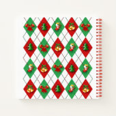 Jacquard de Noël Cute Retro Journal / Carnet (Dos)