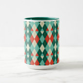 Jacquard de Noël - Mug de style rétro (Centre)