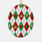 Jacquard de Noël Ornement décoré (Droite)