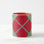 JACQUARD DE VACANCES KNIT Rouge Combo Mug (Centre)
