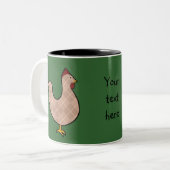 Jacquard Folk Art Rooster Mug (Devant gauche)