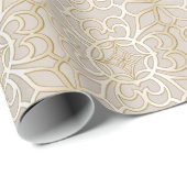 Jacquard Impression Pattern Cadeaupapier (Rol Hoek)