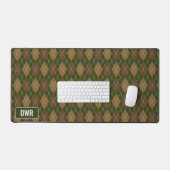 Jacquard Masculin - Chasseur Vert / Brown - Initia (Clavier et souris)