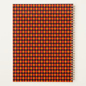 Jacquard noir citrouille orange Tangerine Monogram (Dos)