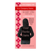 Jacquard rose carte en rack Diva (Devant)