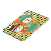 Jacquard Snowmen Holiday 2 Magnet Flexi personnali (Côté Gauche)