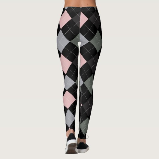 Jacquard Textile Motif Leggings 01 Petits (Dos)