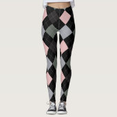 Jacquard Textile Motif Leggings 01 Petits (Devant)