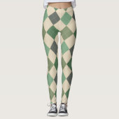 Jacquard Textile Motif Leggings 03 Petits (Devant)