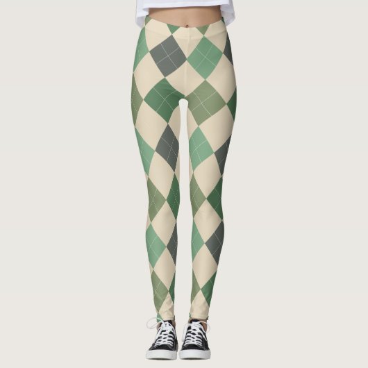 Jacquard Textile Motif Leggings 03 Petits (Devant)