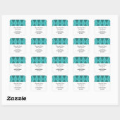 Jacquard Turquoise Enregistrer les stickers Date (Feuille)