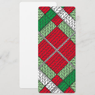 JACQUARD VACANCES KNIT 4x9.25 Carte plate / Vertic