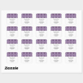 Jacquard violet Enregistrer les stickers Date (Feuille)
