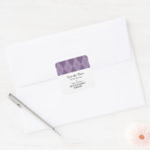Jacquard violet Enregistrer les stickers Date (Enveloppe)