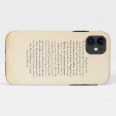 Jacqueline Kennedy's brief aan John F. Kennedy Case-Mate iPhone Case (Achterkant (horizontaal))
