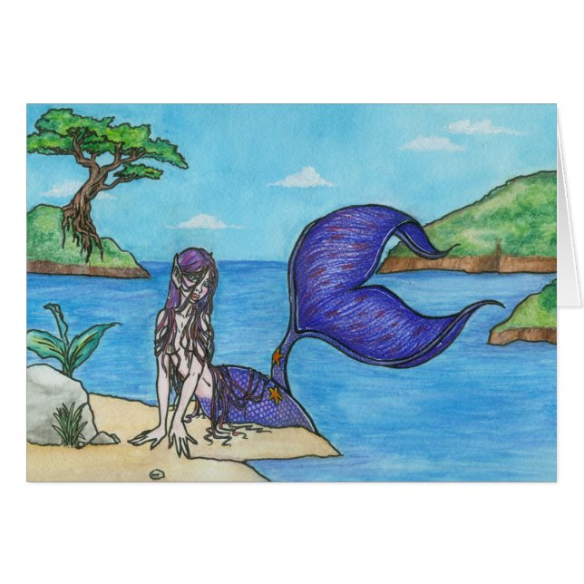 Jacqueline Mermaid Card (Voorkant Horizontaal)
