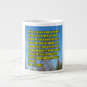 Jacques 1:5-8 WEBU Mug