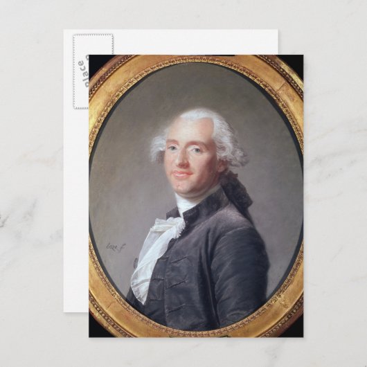 Jacques Alexandre Cesar Charles Briefkaart (Voorkant / Achterkant)