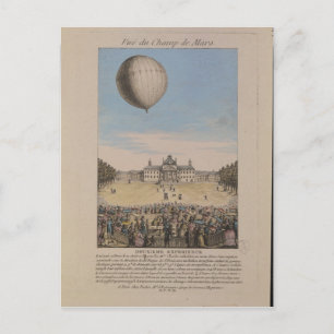 Jacques Alexandre Cesar Charles Briefkaart