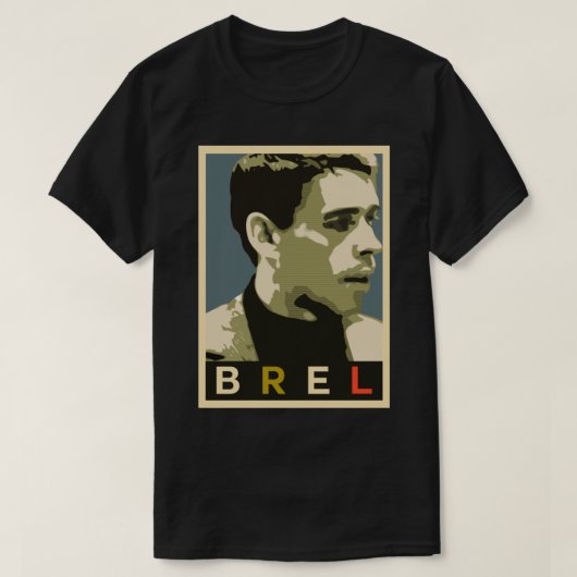 Jacques Brel Classic T-Shirt (Design voorkant)