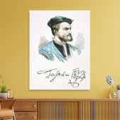Jacques Cartier Canvas Afdruk (Insitu (Woonkamer))