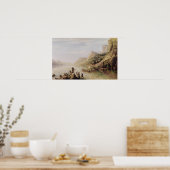 Jacques Cartier ontdekt de St. Lawrence Poster (Keuken)