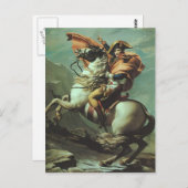 Jacques-David-Napoleon over de Alpen Briefkaart (Voorkant / Achterkant)
