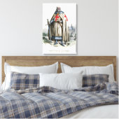 Jacques de Molay - Knight Templar Canvas Afdruk (Insitu (Slaapkamer))