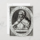 Jacques de Molay Master of Knachten Templars Briefkaart (Voorkant / Achterkant)