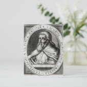 Jacques de Molay Master of Knachten Templars Briefkaart (Staand voorkant)