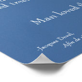 Jacques Deval Bird Poster (Hoek)