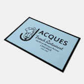 Jacques French Restaurant, Chicago, Illinois Deurmat (Schuin)