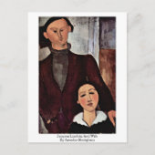 Jacques Lipchitz en echtgenote van Amedeo Modiglia Briefkaart (Voorkant)