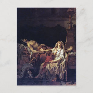 Jacques-Louis David- De pijn van Andromache Briefkaart