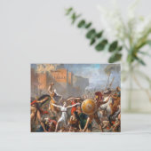 Jacques Louis David - De Sabine Women Briefkaart (Staand voorkant)